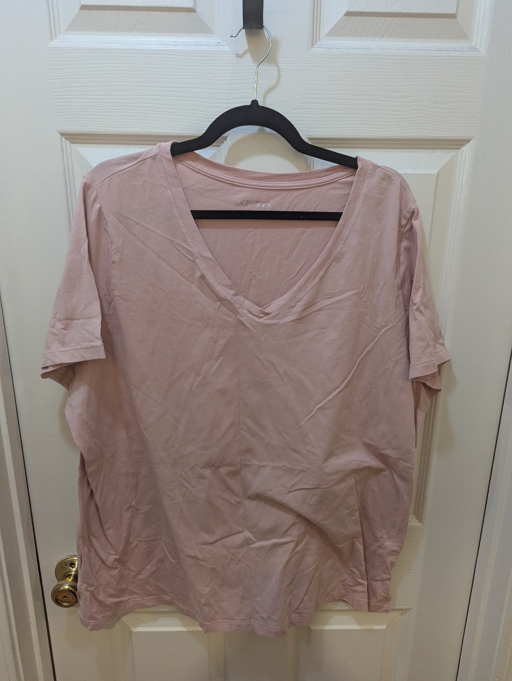 Ava & Viv Blush Pink V-Neck Tee